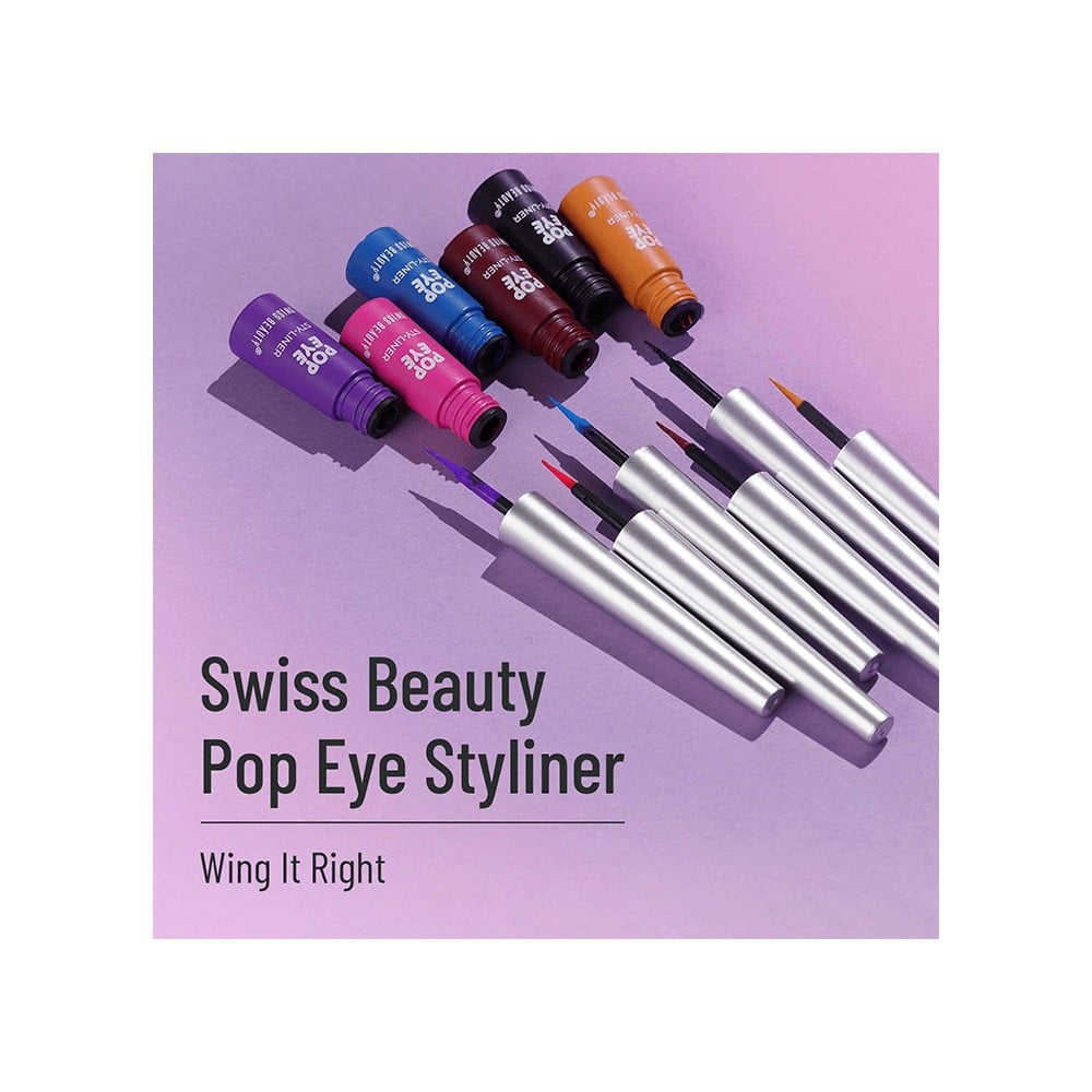 Swiss Beauty Pop Eye - Eyeliner (Bluebird) : 3 ml