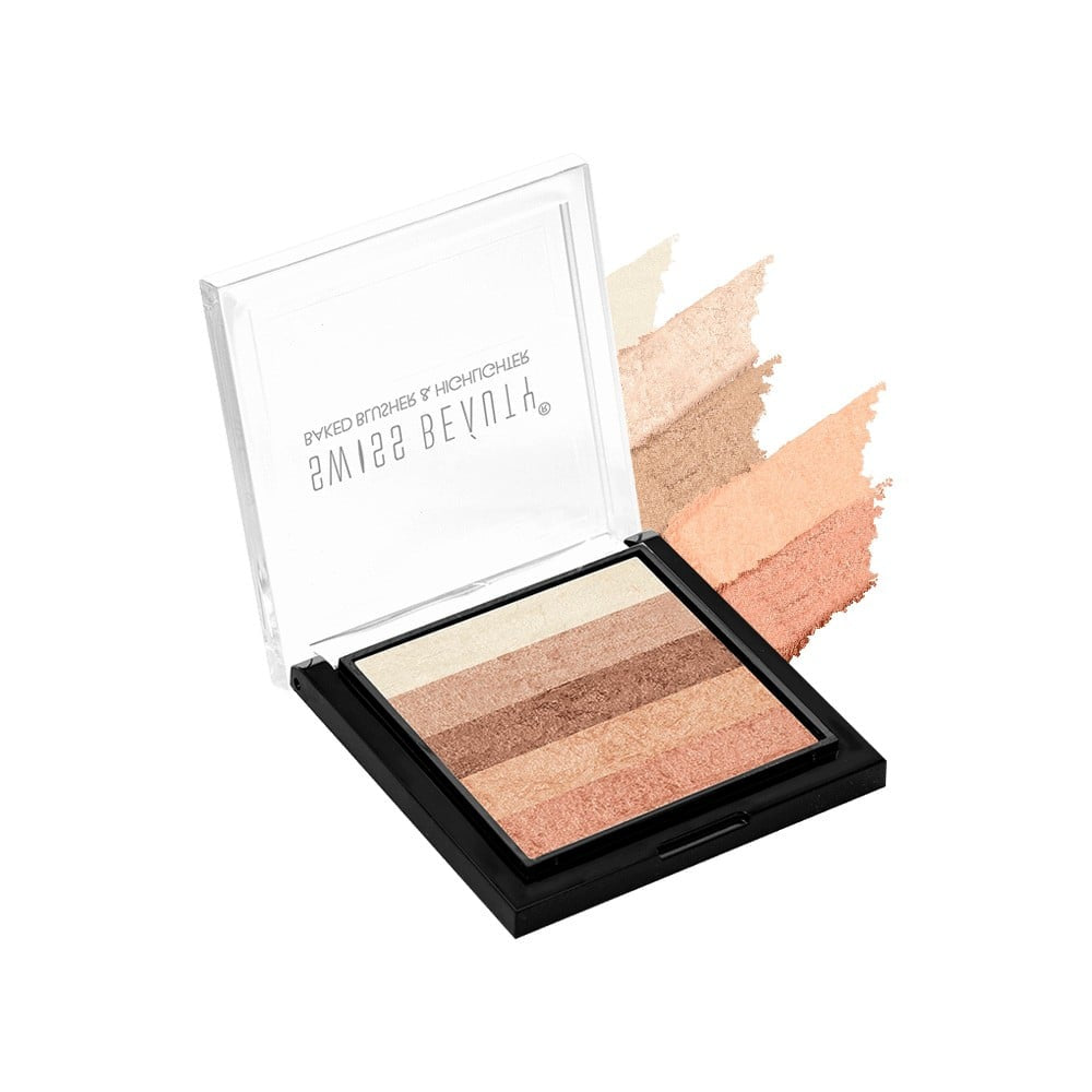 Swiss Beauty Brick Highlighter (Shade-4) : 7 g