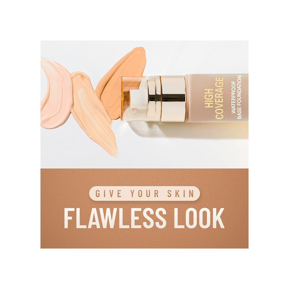 Swiss Beauty High Coverage Waterproof Base Foundation (Natural Nude) : 55 g