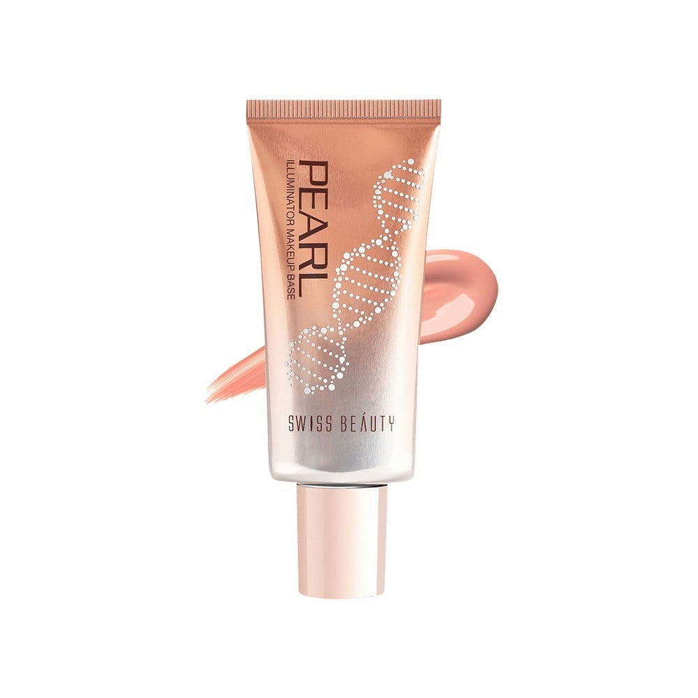 Swiss Beauty Pearl Illuminator Makeup Base (Silver Pink) : 35 g
