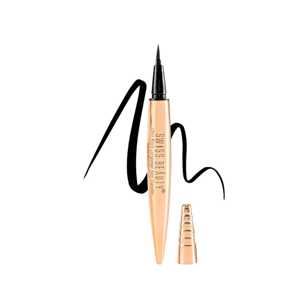Swiss Beauty Liquid Pen Eyeliner (Black) : 0.8 ml