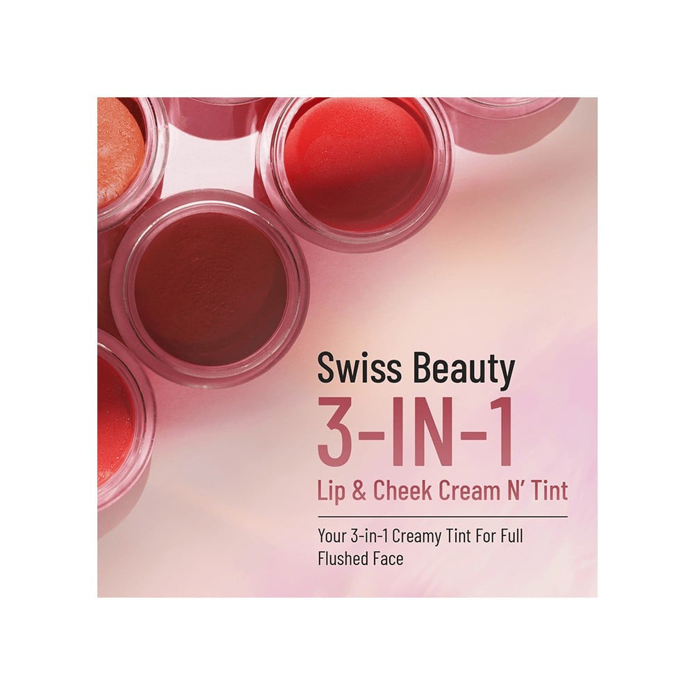 Swiss Beauty Lip & Cheek Tint (Berrylicious) : 8 g