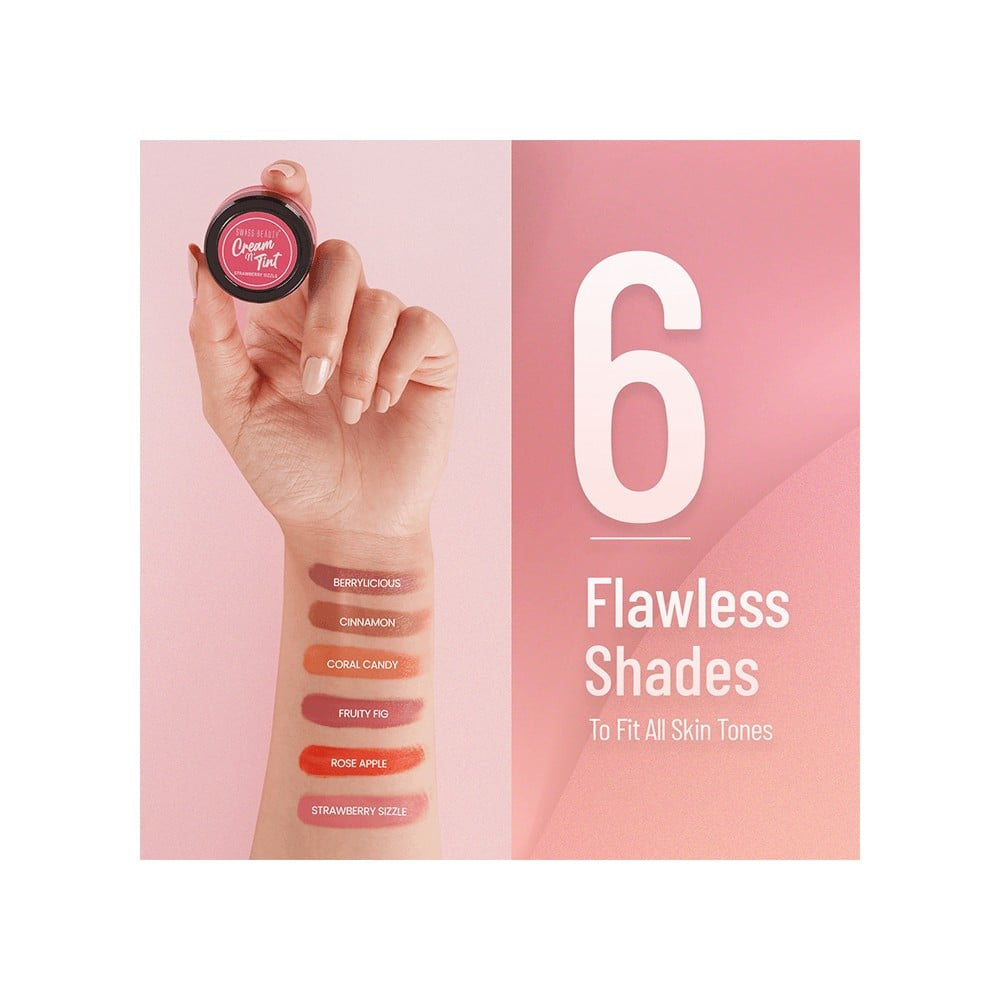 Swiss Beauty Lip & Cheek Tint (Berrylicious) : 8 g