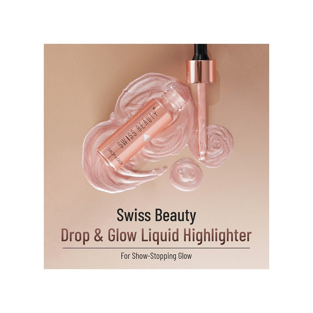 Swiss Beauty Drop & Glow Liquid Highlighter (Metal) : 18 ml