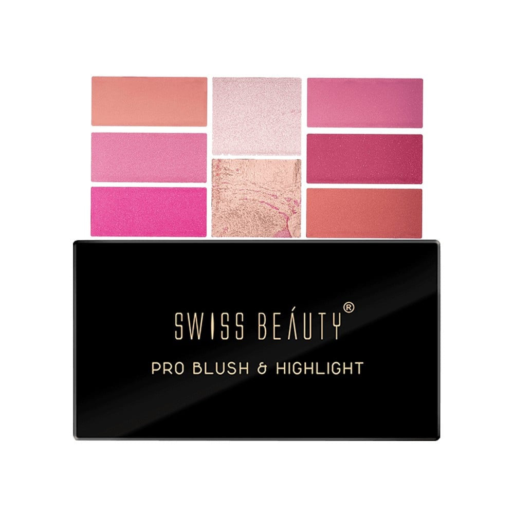 Swiss Beauty Pro Blush & Highlighter (Shade-02) : 18 g
