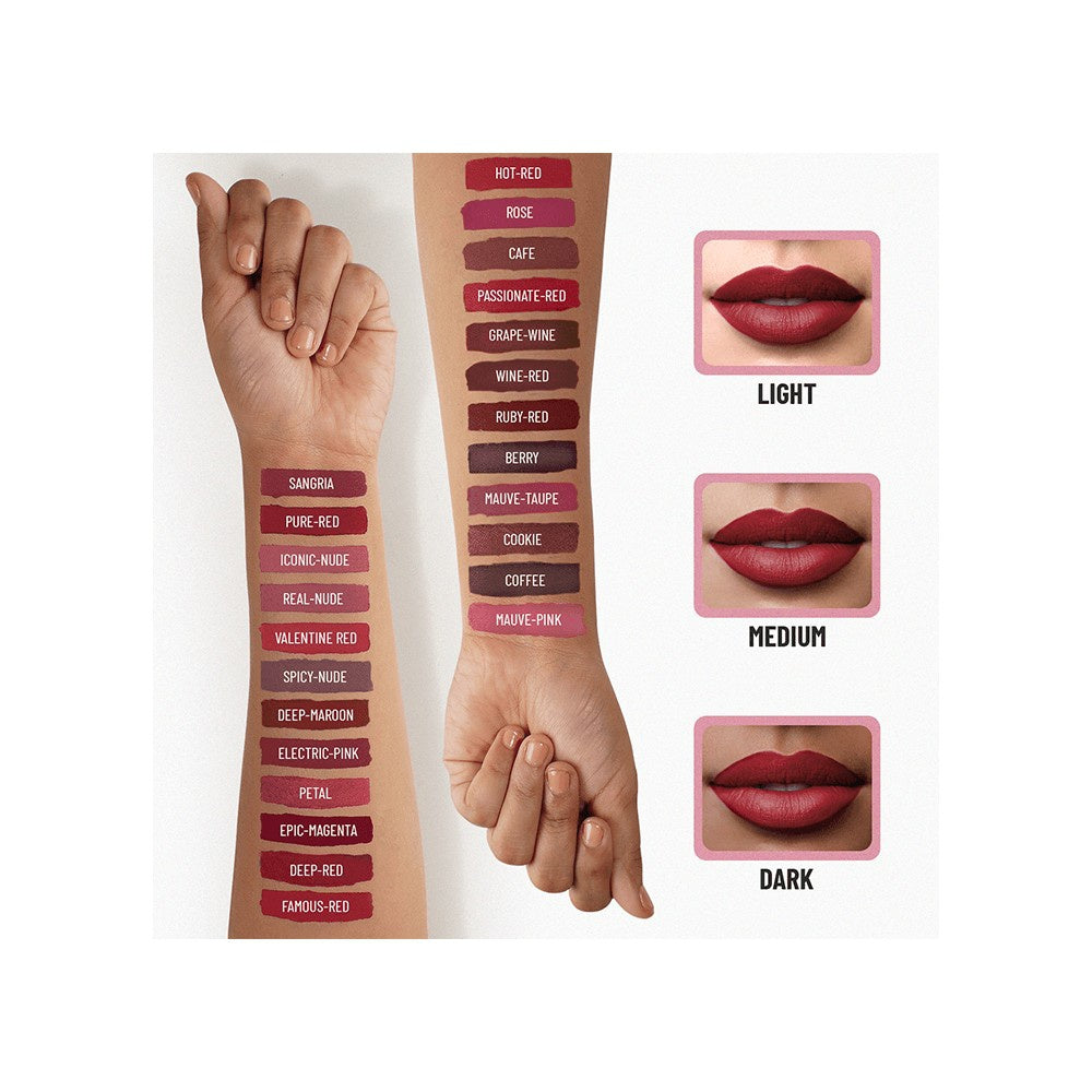 Swiss Beauty Ultra Smooth Matte Liquid Lipstick (Cookie) : 6 ml