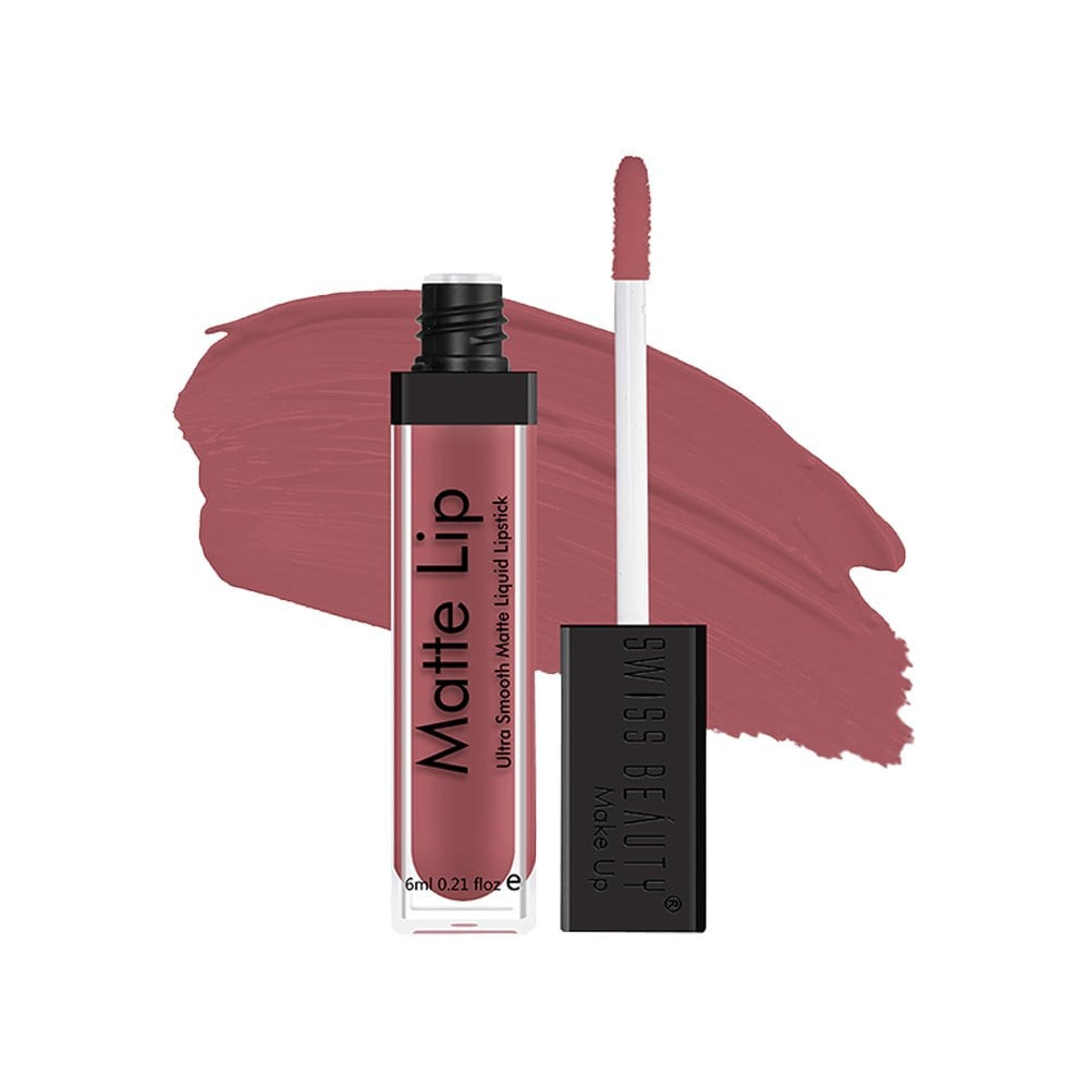 Swiss Beauty Ultra Smooth Matte Liquid Lipstick (Real Nude) : 6 ml