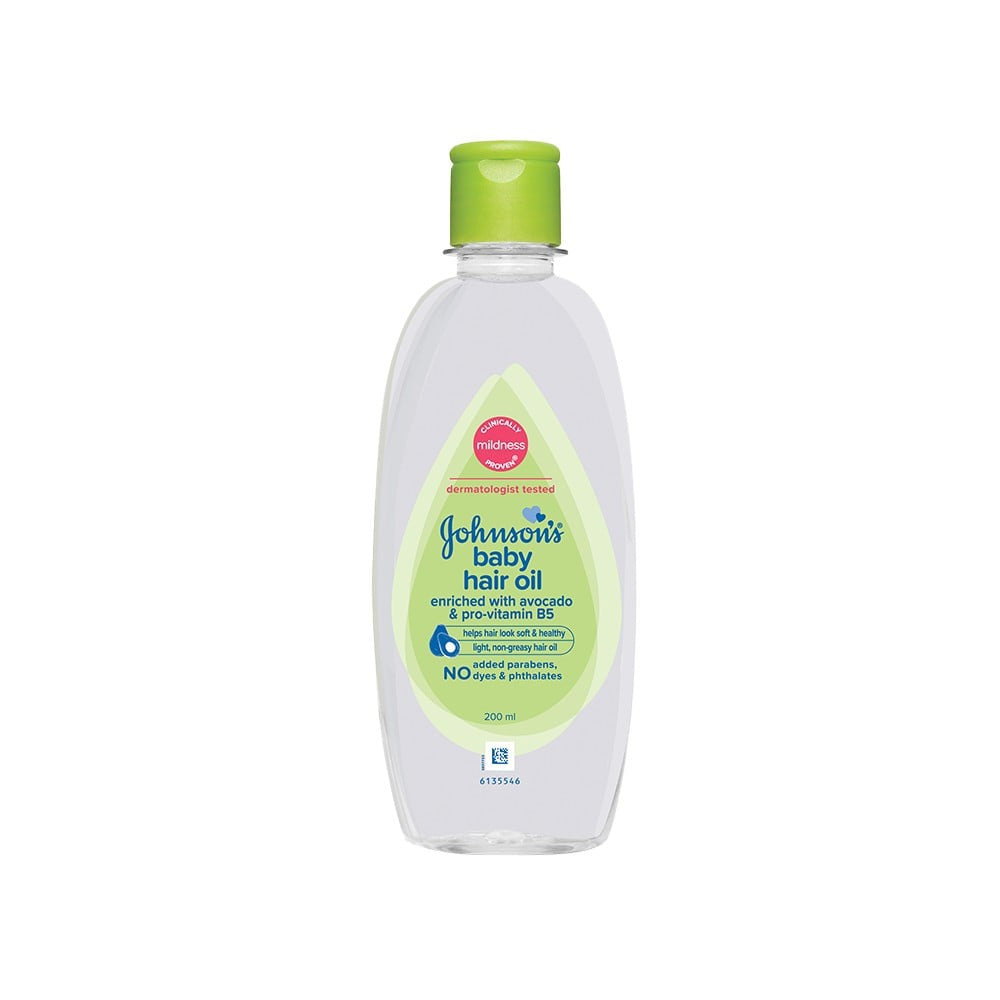 Johnson's Baby Hair Oil (with Avocado & Pro Vitamin B5) : 200 ml