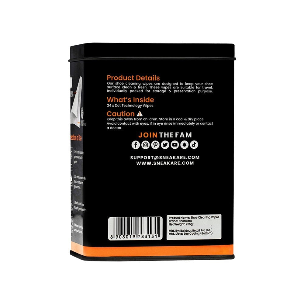 Sneakare Shoe Cleaning Wipes : 1 pack (24 pieces)