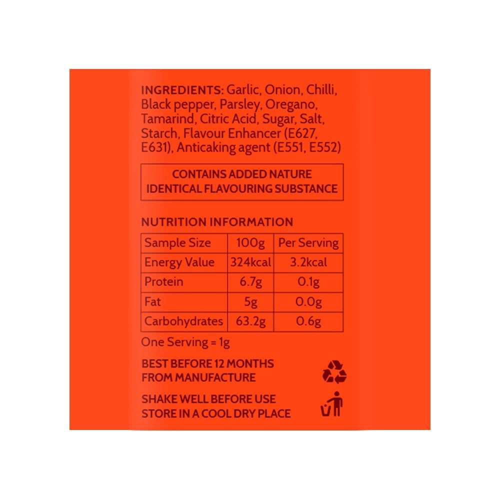 Snapin Piri Piri Mix Seasoning : 50 g
