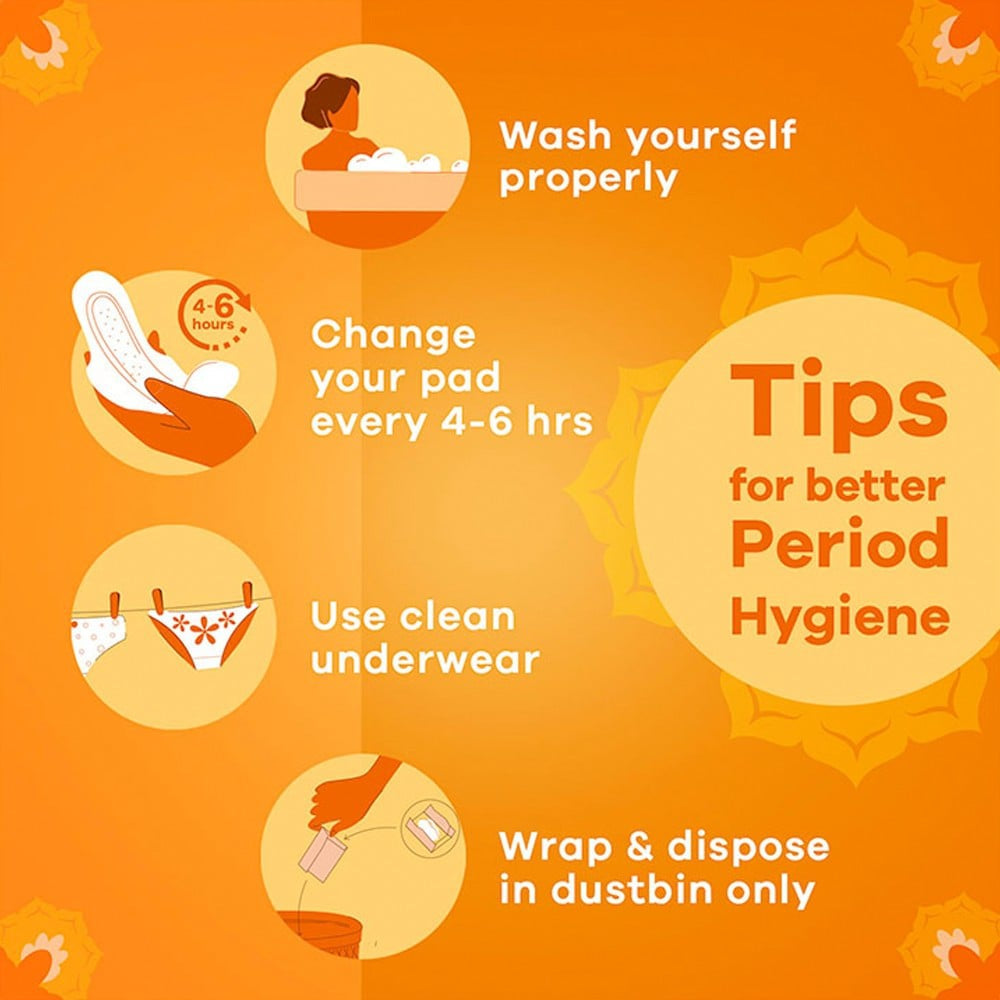 Whisper Choice Stain Protection Wings Sanitary Pads : 18 pieces
