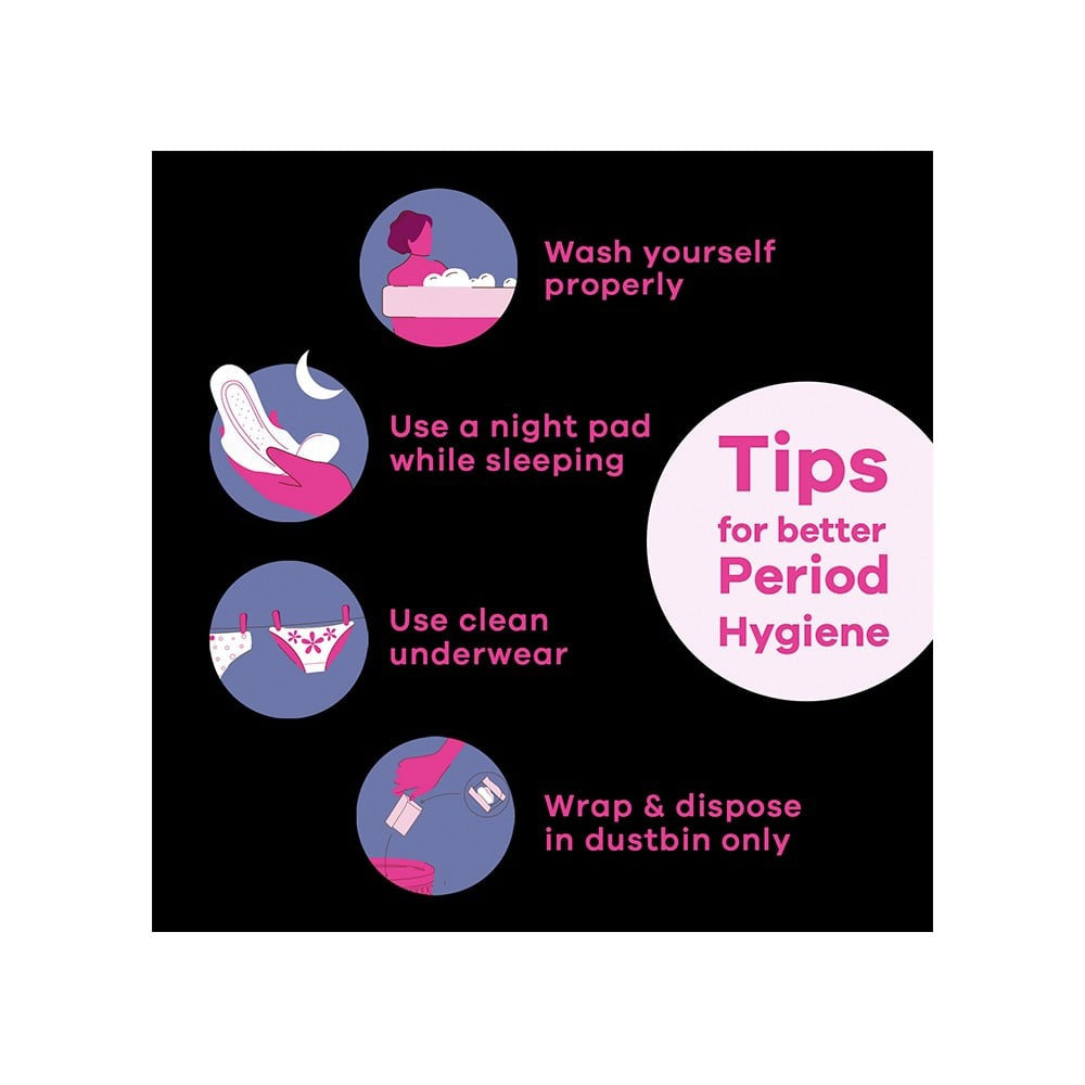 Whisper Bindazzz Nights Koala Soft Sanitary Pads : 10 pieces