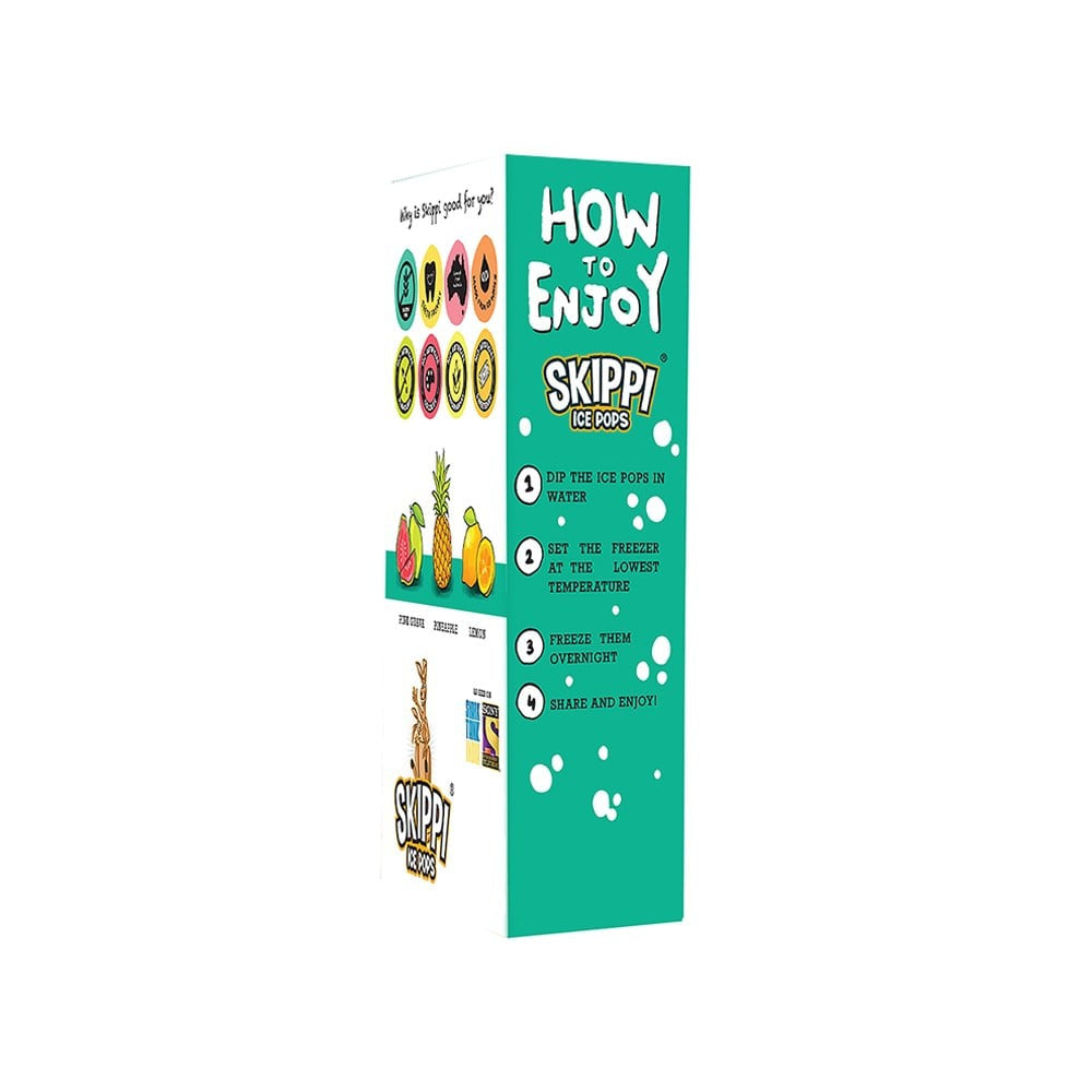 Skippi Natural Flavoured Ice Pops : 384 ml