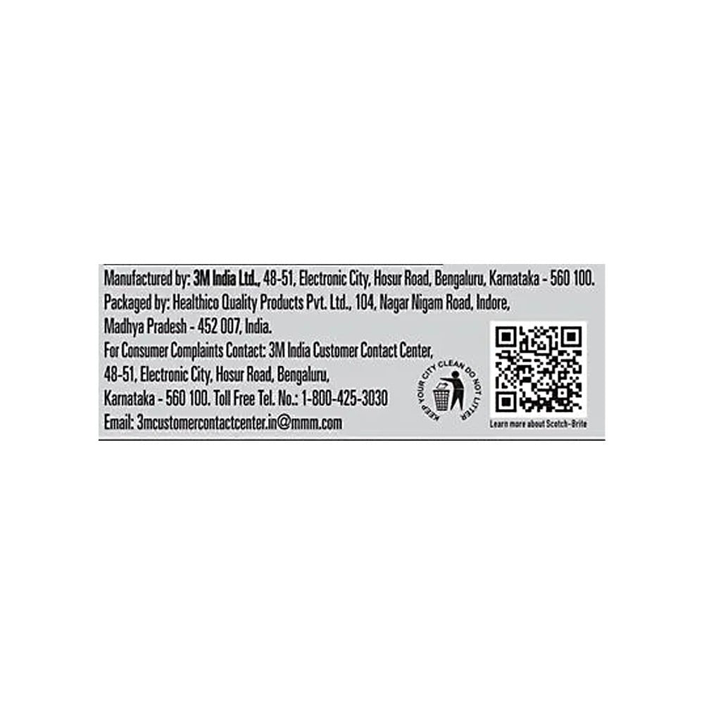 Scotch Brite Stainless Steel Scrubber with 1 Scrub Pad : 1 pack