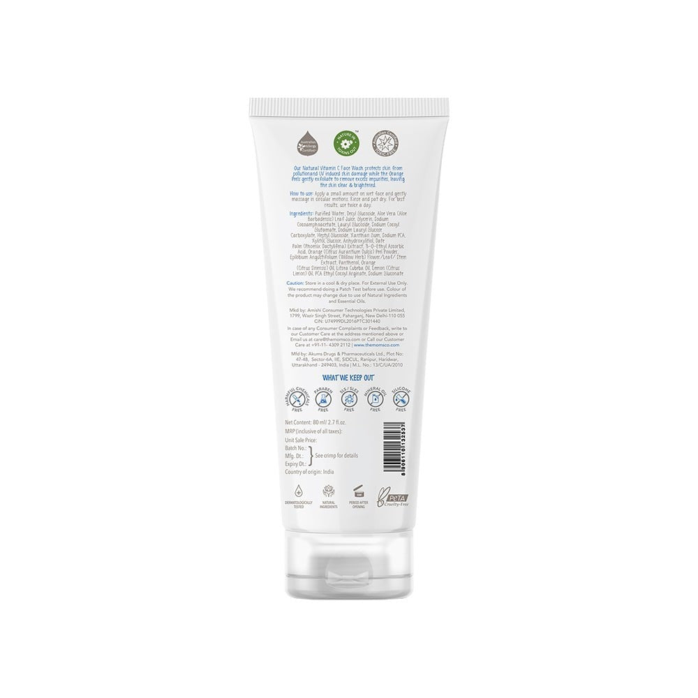 The Moms Co. Natural Vitamin C Face Wash : 80 ml