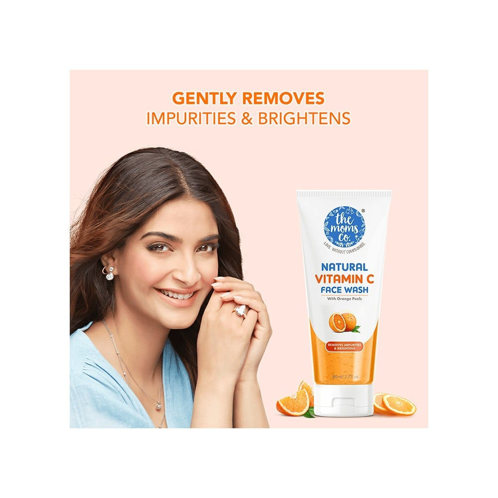 The Moms Co. Natural Vitamin C Face Wash : 80 ml
