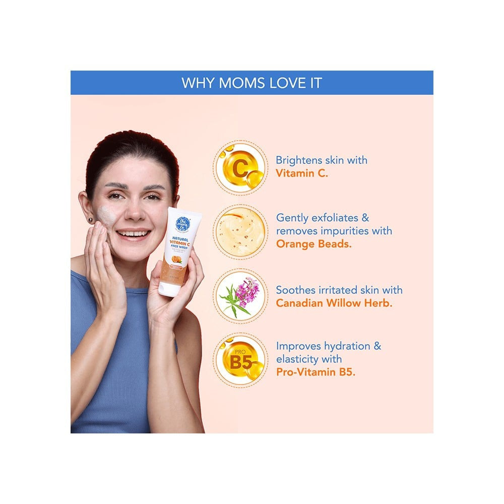 The Moms Co. Natural Vitamin C Face Wash : 80 ml