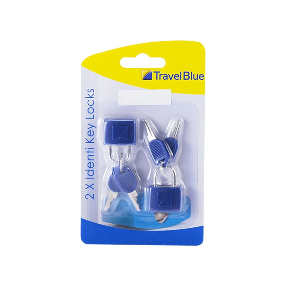 Travel Blue Identi Key Lock (Blue) : 1 pack (2 pieces)