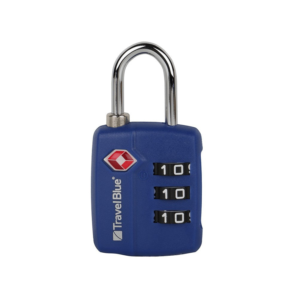Travel Blue TSA Combination Lock (Blue) : 1 pack