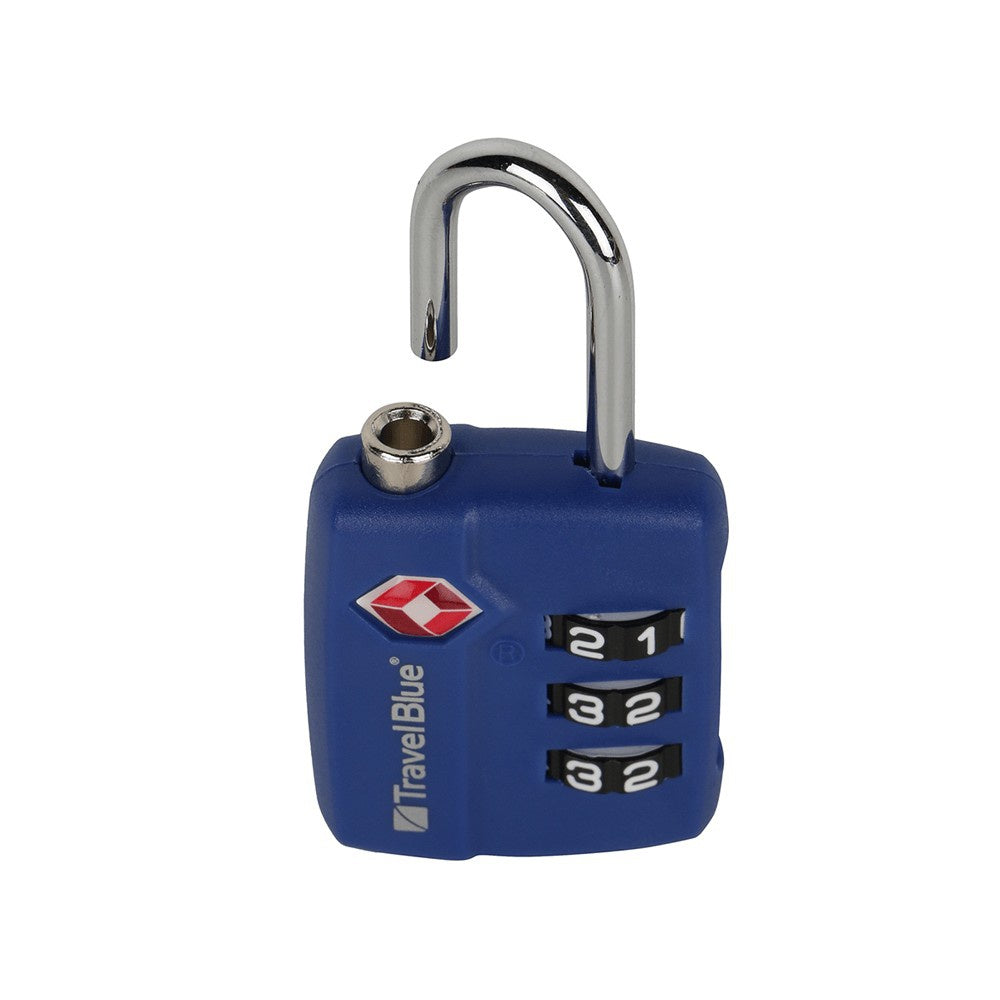 Travel Blue TSA Combination Lock (Blue) : 1 pack