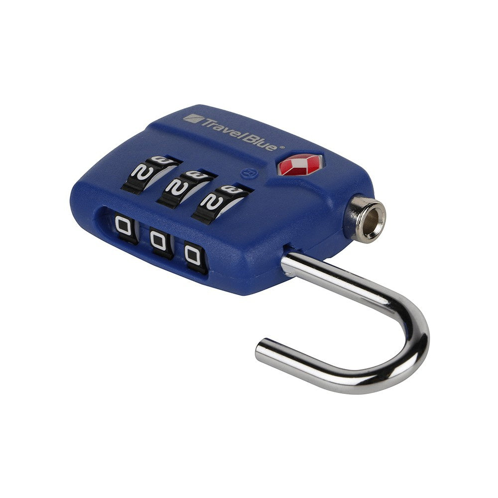 Travel Blue TSA Combination Lock (Blue) : 1 pack