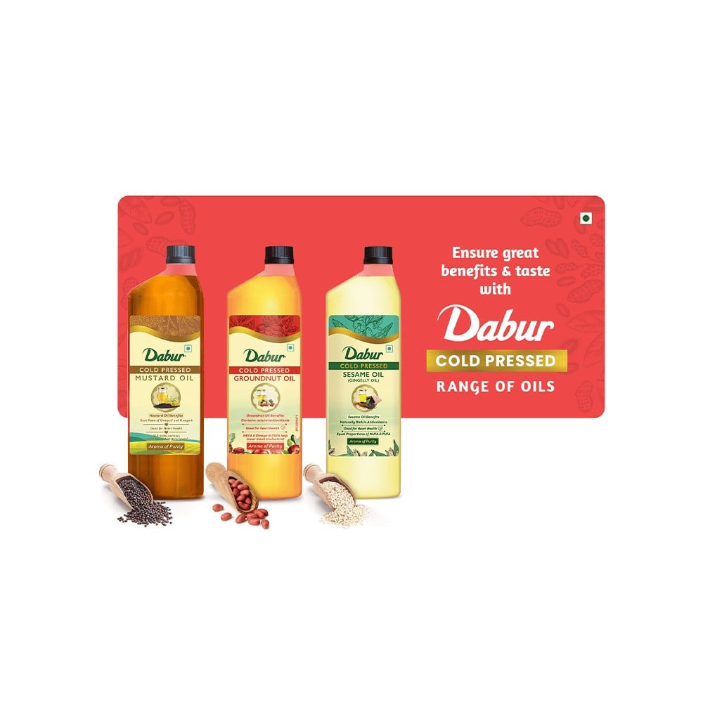 Dabur Cold Pressed Groundnut Oil : 1 ltr