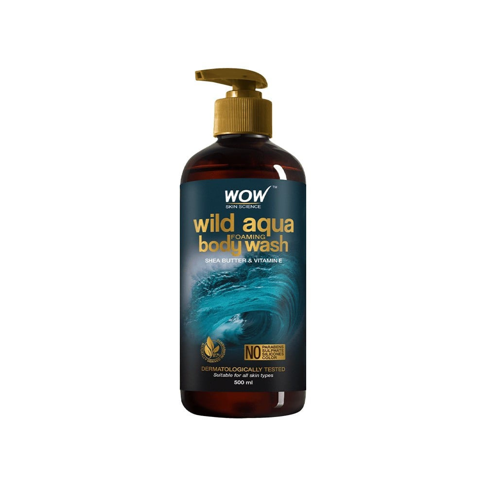 Wow Skin Science Wild Aqua Foaming Body Wash : 500 ml