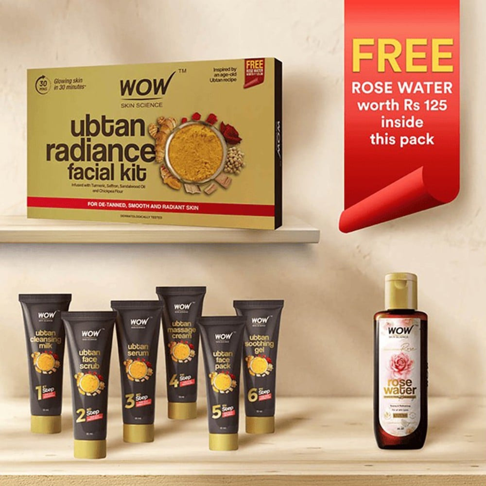 Wow Skin Science Ubtan Radiance Facial Kit : 1 pack