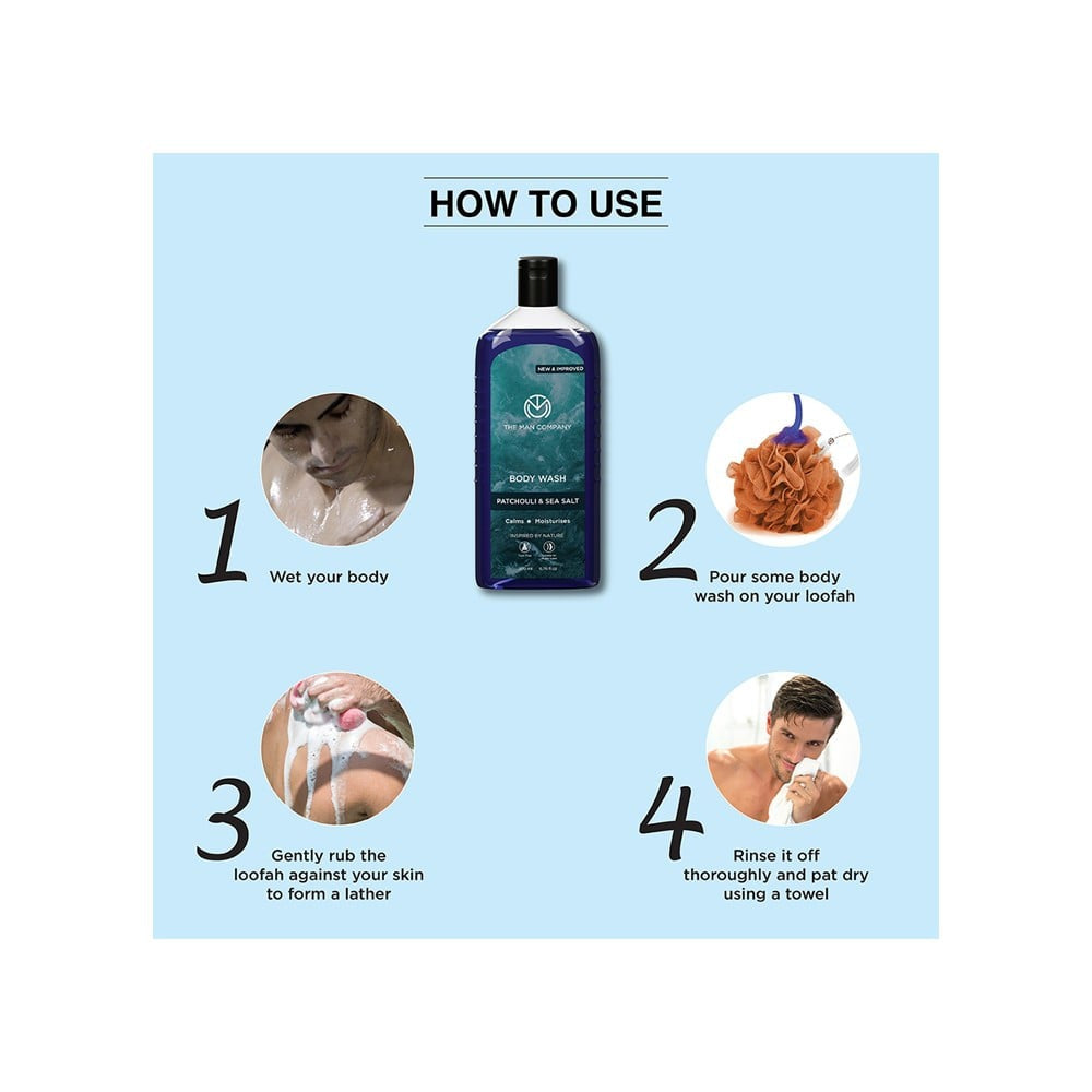 The Man Company Deep Moisturisation Perfumed Body Wash : 200 ml