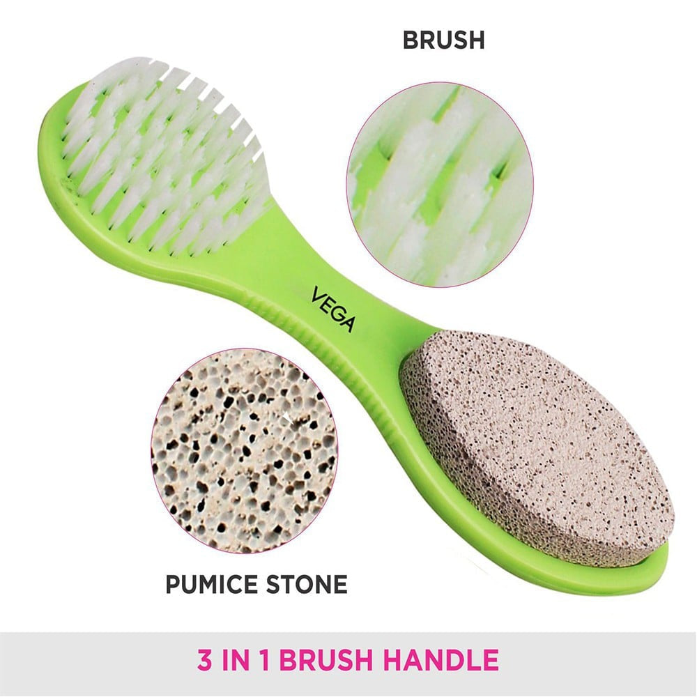 Vega 3 in 1 Pedicure Brush (PD-20) : 1 piece