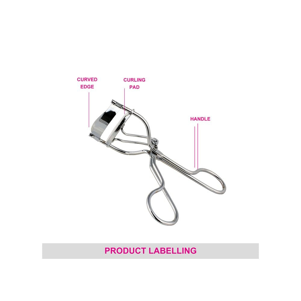 Vega Eyelash Curler (Silver, EC-01) : 1 piece