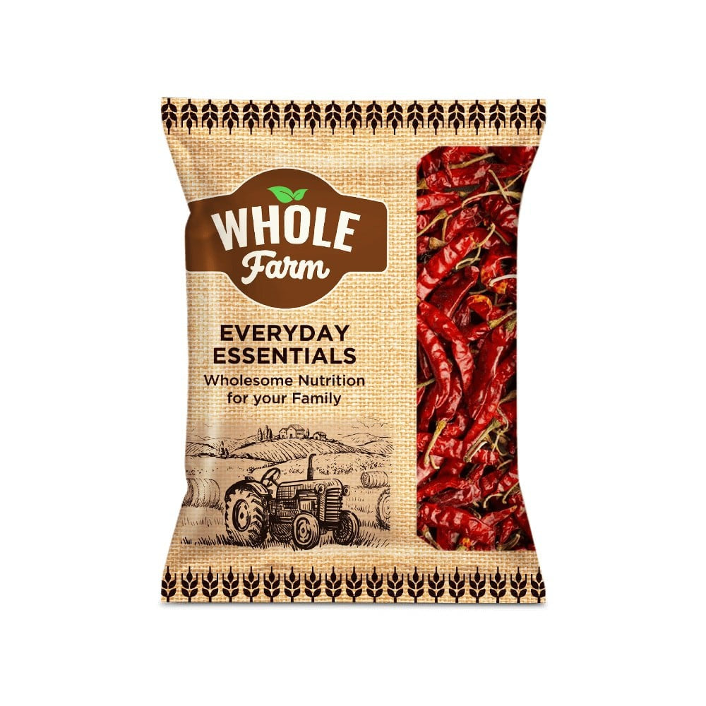 Whole Farm Premium Red Chilli Whole : 100 g