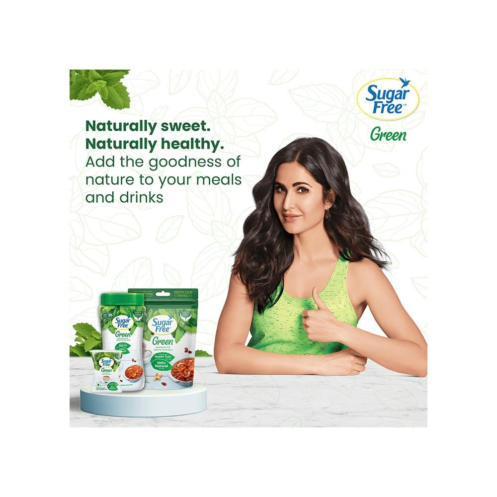 Sugar Free Green 100% Natural Stevia Sweetener : 400 g