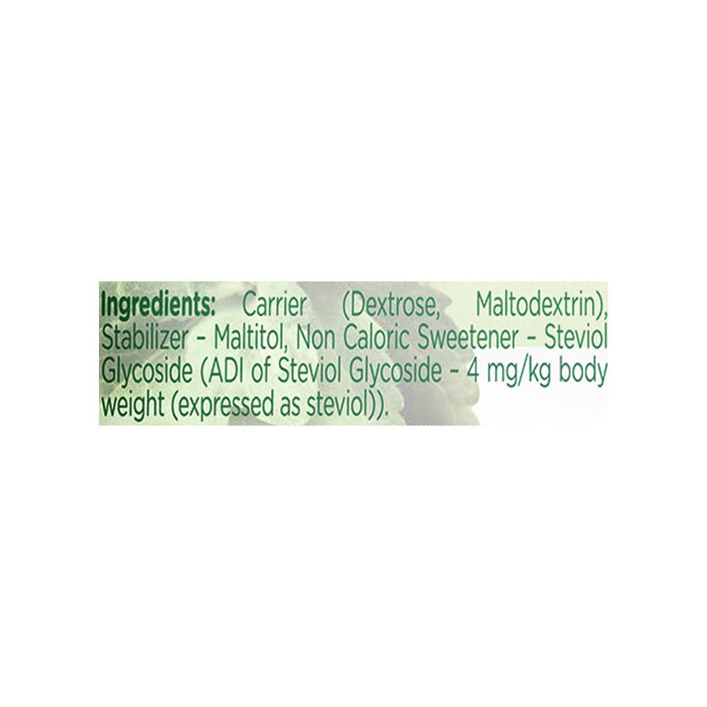 Sugar Free Green 100% Natural Stevia Sweetener : 400 g