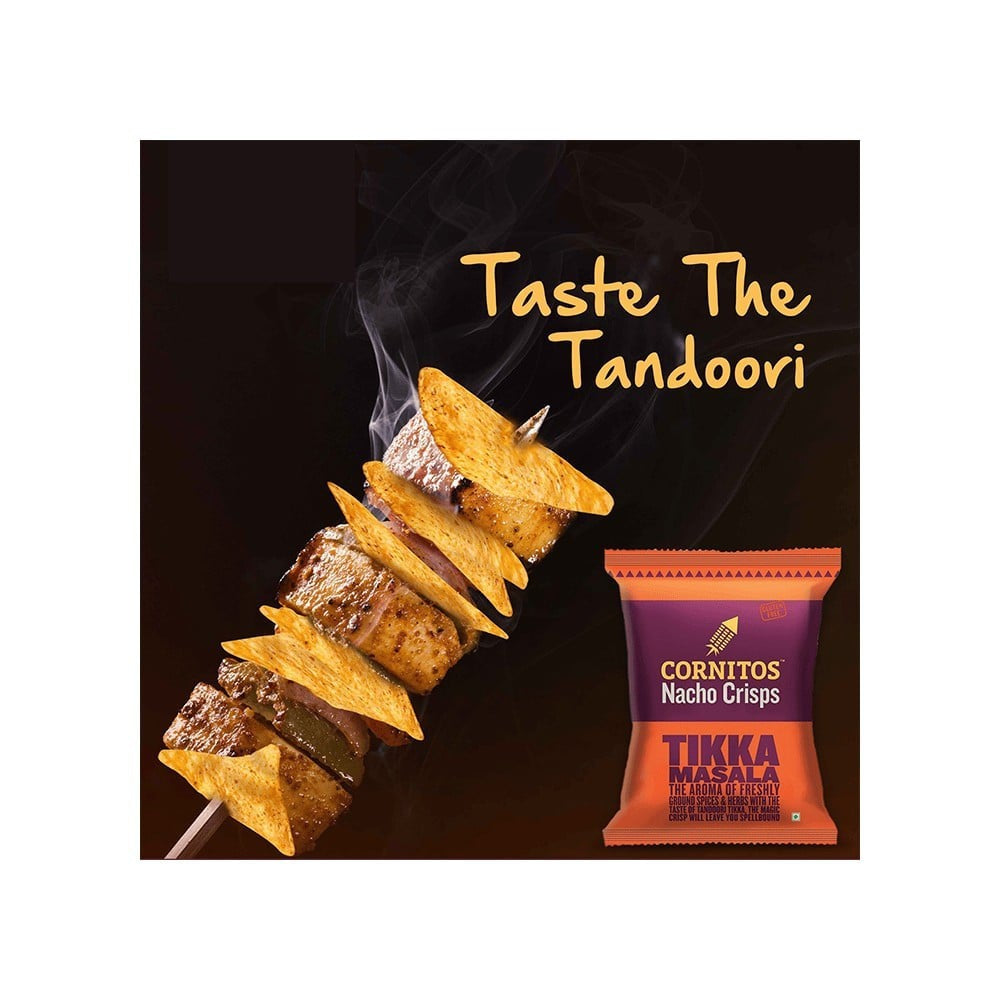 Cornitos Tikka Masala Nachos - Pack of 3 : 3 x 150 g