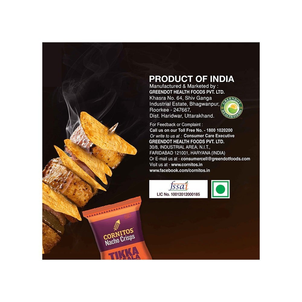 Cornitos Tikka Masala Nachos - Pack of 3 : 3 x 150 g