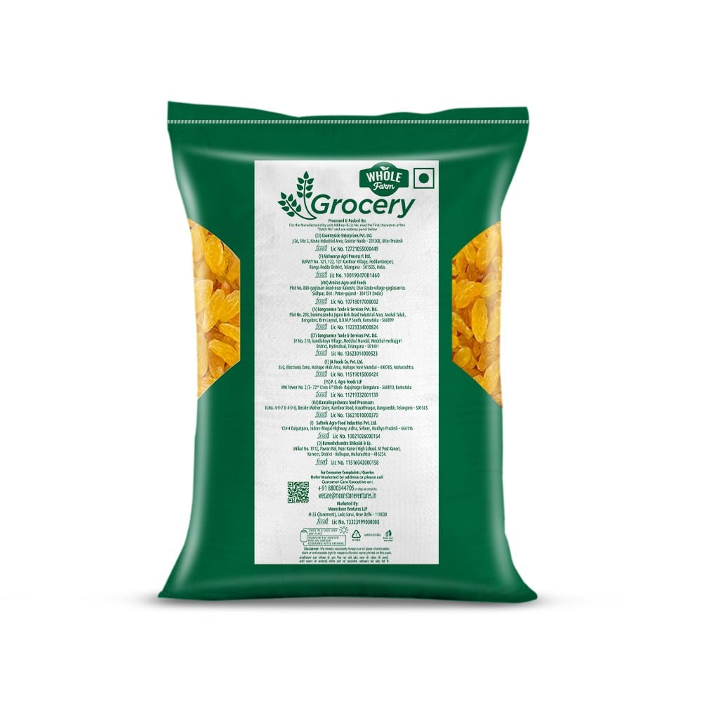 Whole Farm Grocery Raisins : 500 g