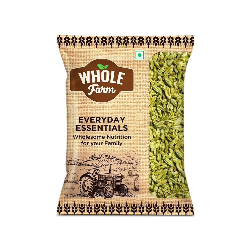Whole Farm Premium Saunf Seeds : 200 g