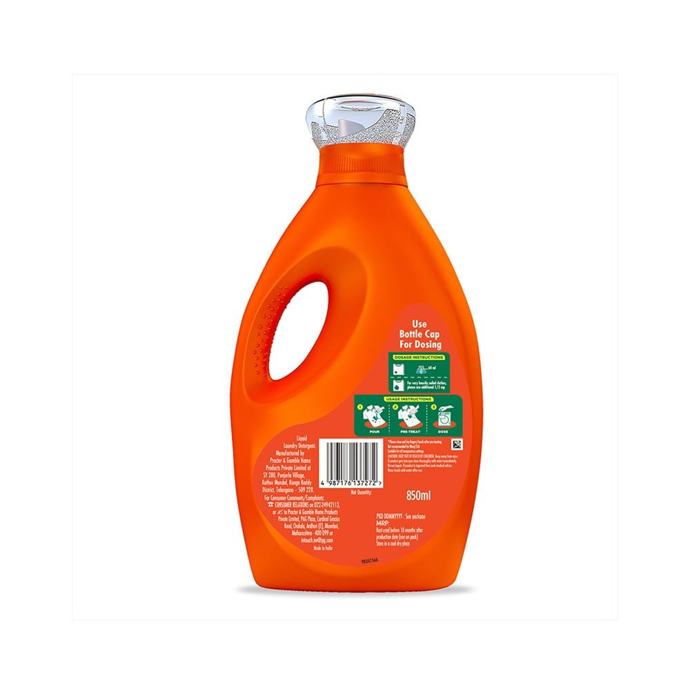 Tide Matic Front Load Liquid Detergent : 850 ml
