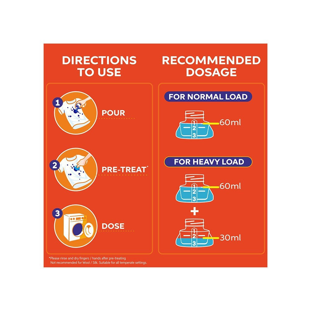 Tide Matic Front Load Liquid Detergent : 2 ltr