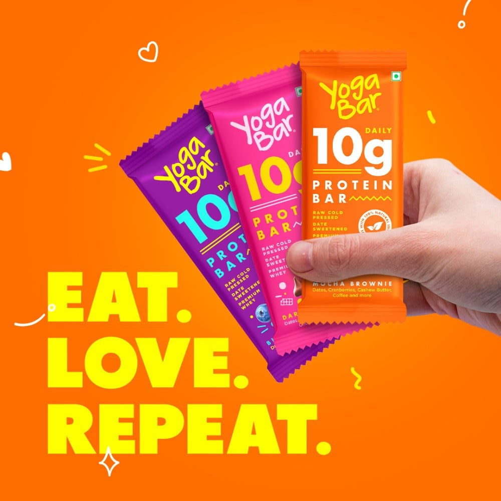 Yoga Bar 10 g Coffee Rush Protein Bar : 50 g
