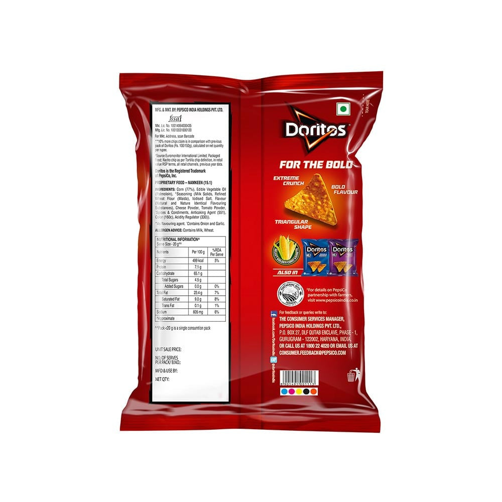 Doritos Cheese Nachos - Pack of 2 : 2 x 153 g