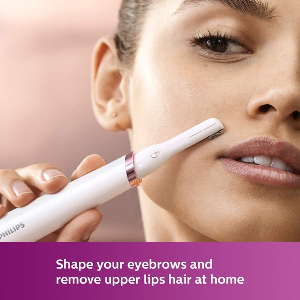 Philips HP6388/00 Touch-up Face & Eyebrow Trimmer (White) : 1 unit