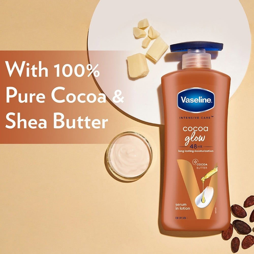 Vaseline Cocoa Glow Body Lotion : 600 ml
