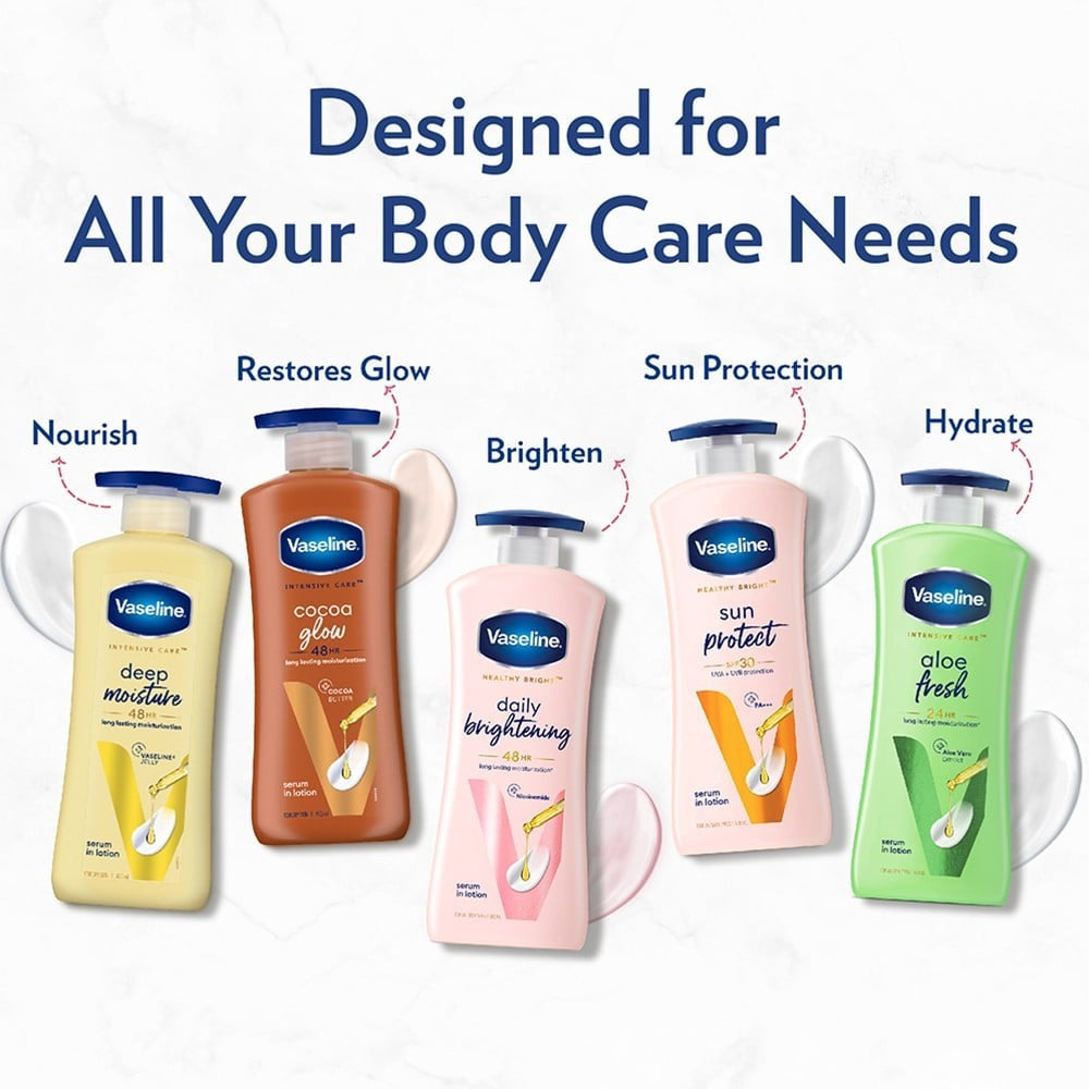 Vaseline Cocoa Glow Body Lotion : 600 ml
