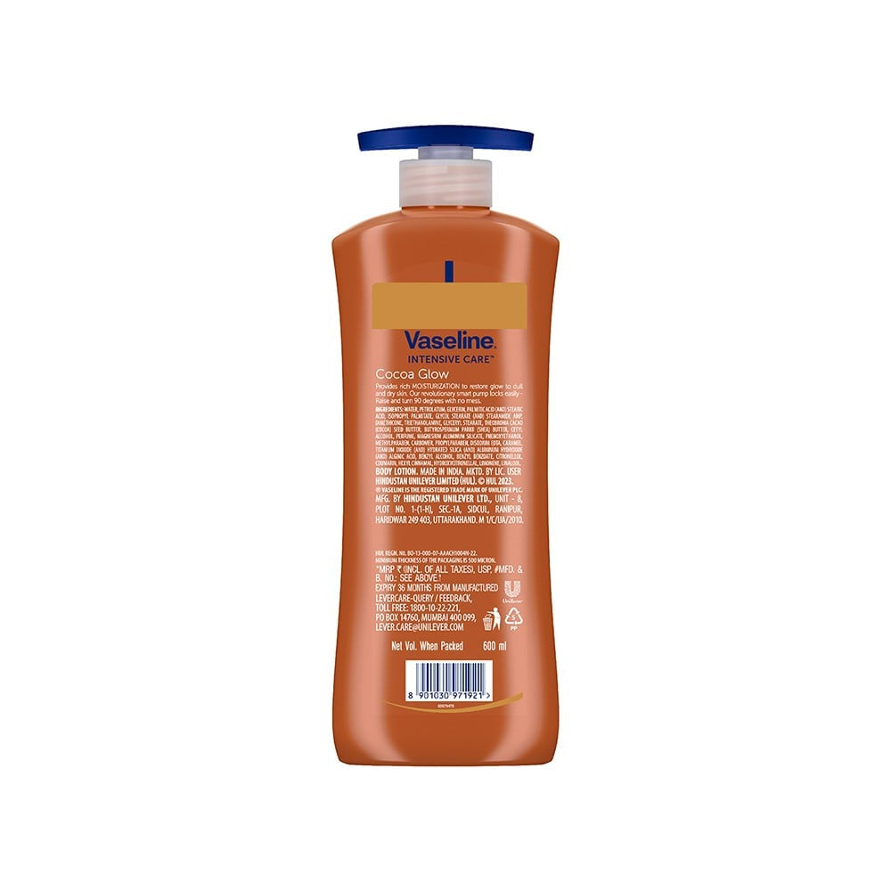 Vaseline Cocoa Glow Body Lotion : 600 ml