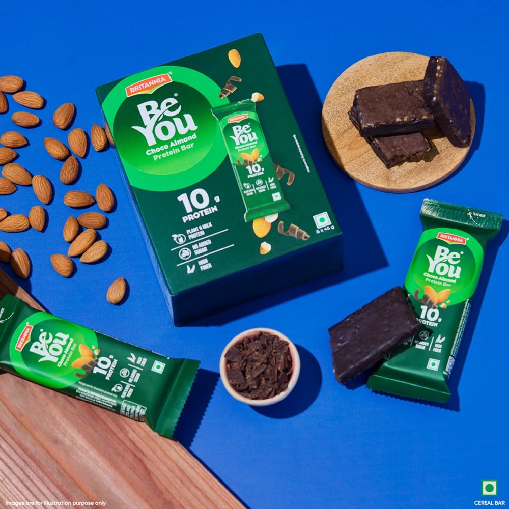 Britannia Be You Choco Almond Protein Bar : 45 g
