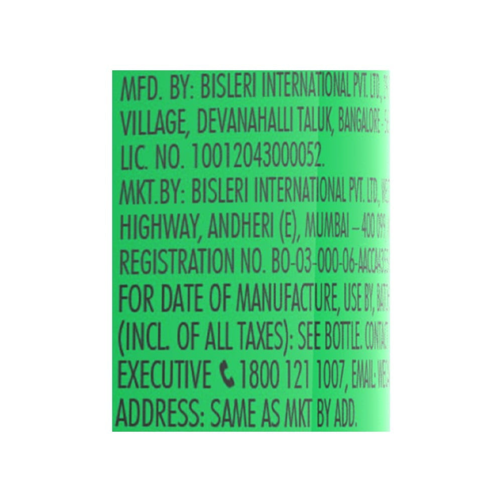 Bisleri Limonata Limey Minty Cooler Soft Drink : 1 pack (24 pieces x 160 ml)