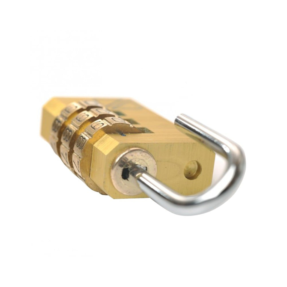 Travel Blue 3-Dial Combination Luggage Lock (Gold) : 1 unit