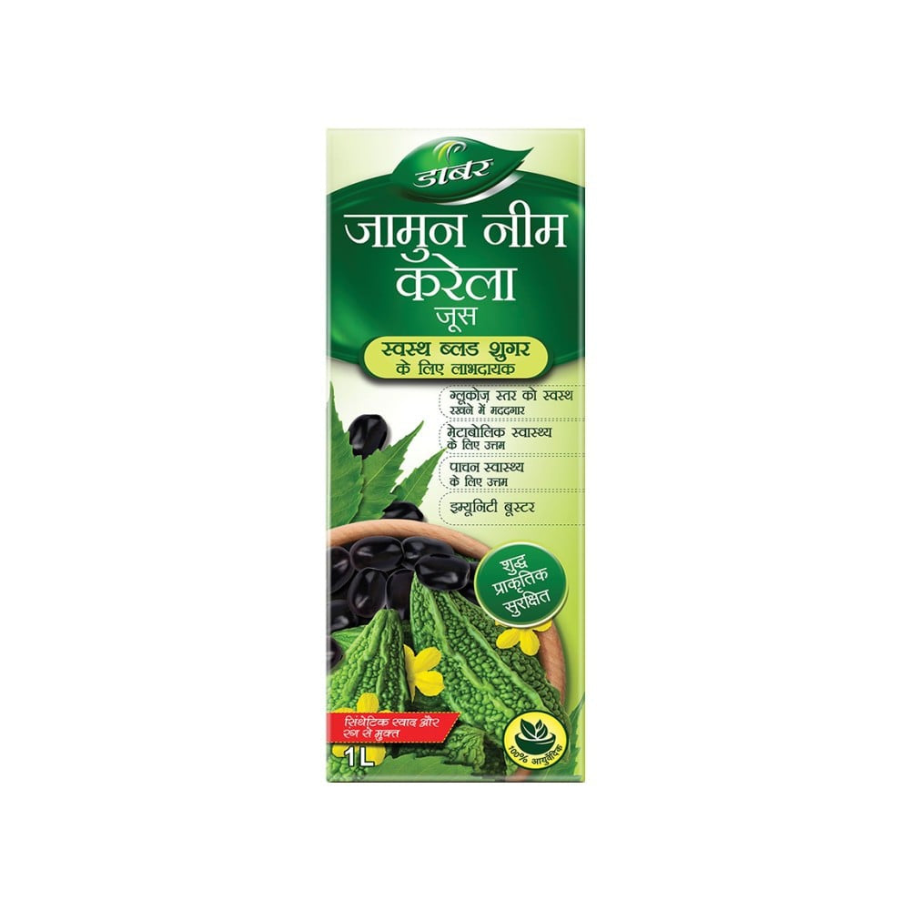 Dabur Jamun Neem Karela Health Juice : 1 ltr